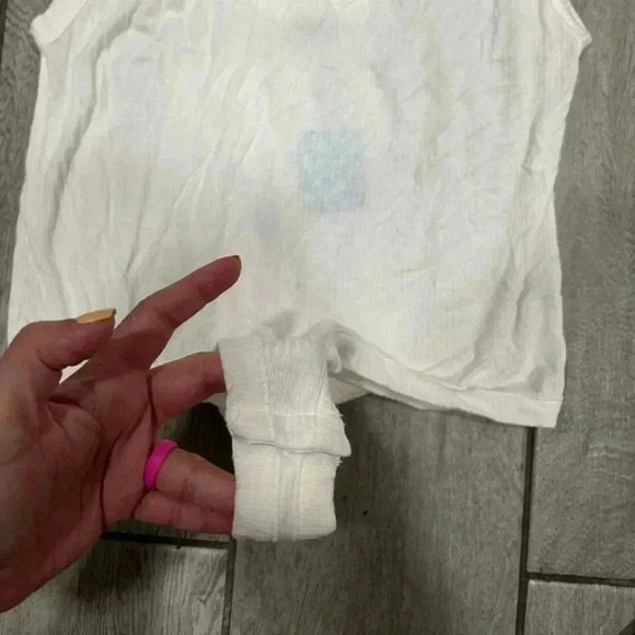 Intimately Free People Bodysuit O-Ring White Size L - Picture 5 of 8